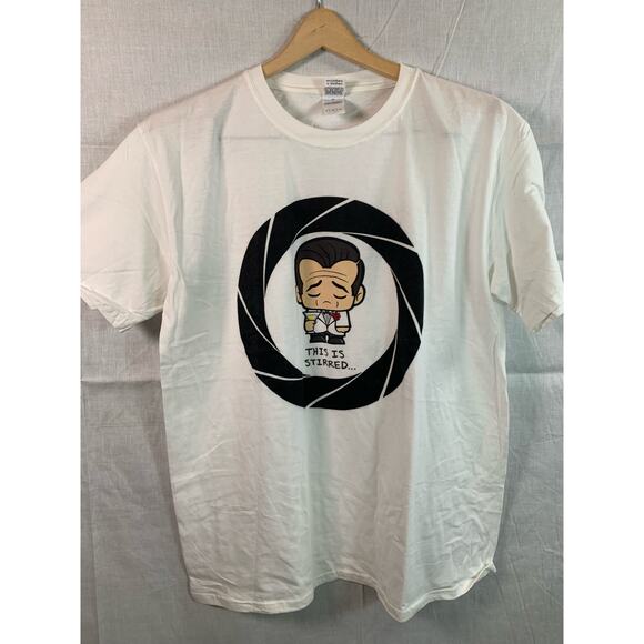 Loot Crate "This is stirred..." James Bond Graphic T. - Picture 1 of 5
